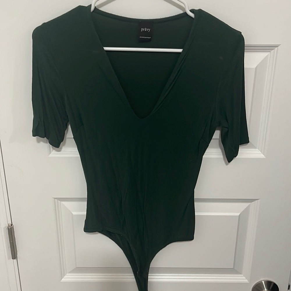 Dark green bodysuit